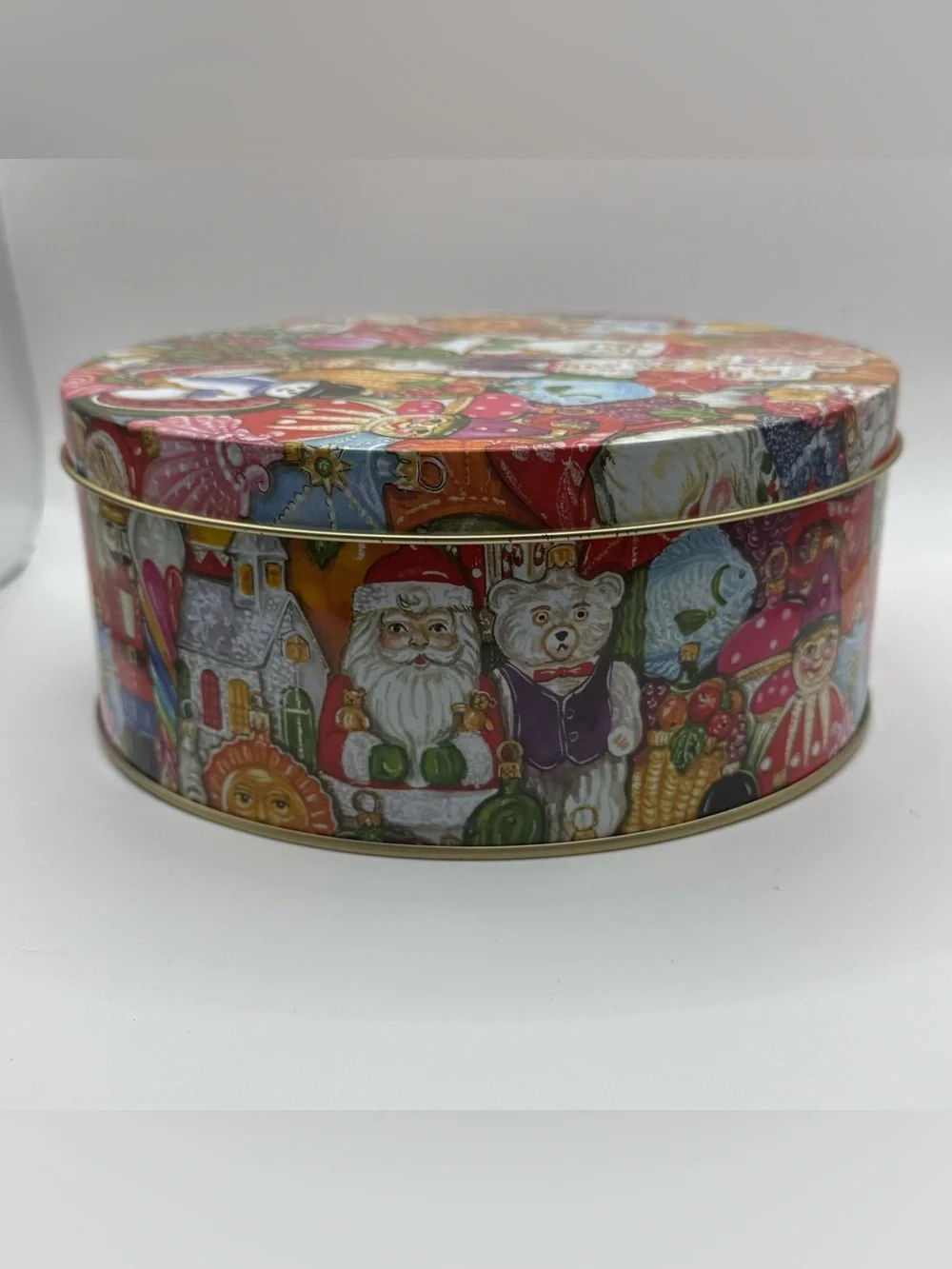 Holiday Keepsake Tin - Festive Multicolor